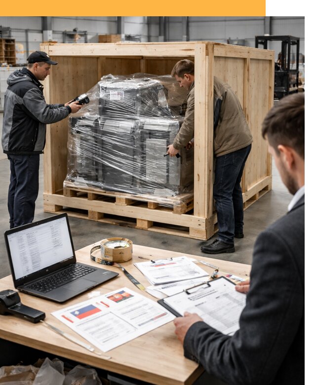 Доставка промышленного оборудования из США от 67067 руб