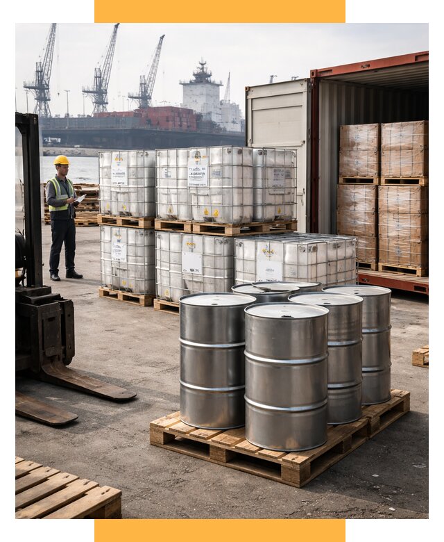 Доставка химического сырья из Индии от 257950 р. | СетСервис-Млг