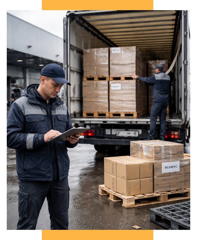 Доставка грузов из Беларуси от 15477 р. логистика СетСервис-Млг