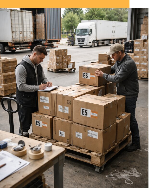 Доставка грузов в Испанию автотранспортом от 36113 руб