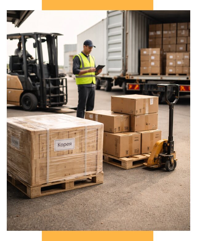 Доставка грузов в Корею из России от 36113 р. | СетСервис-Млг