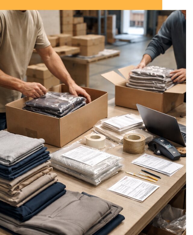 Перевозка одежды по миру от 7739 руб. с таможенным оформлением