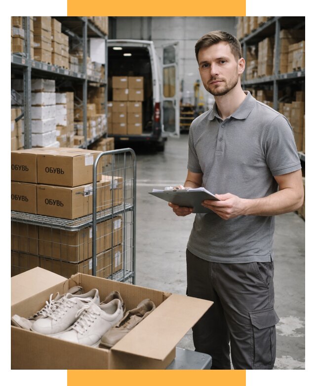 Доставка обуви из Китая и Турции от 4643 р. СетСервис-Млг