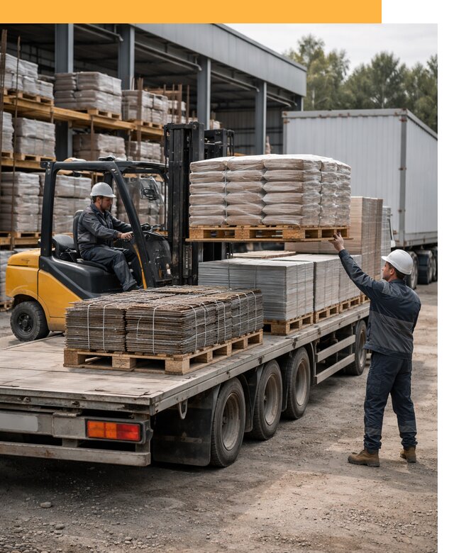 Перевозка строительных материалов по миру от 5675 руб