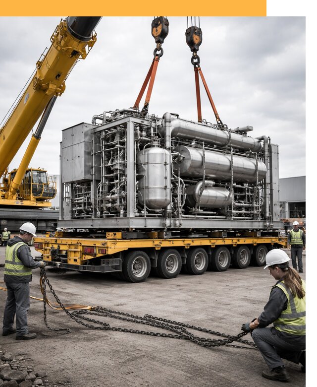 Перевозка тяжеловесных грузов по миру от 154770 руб