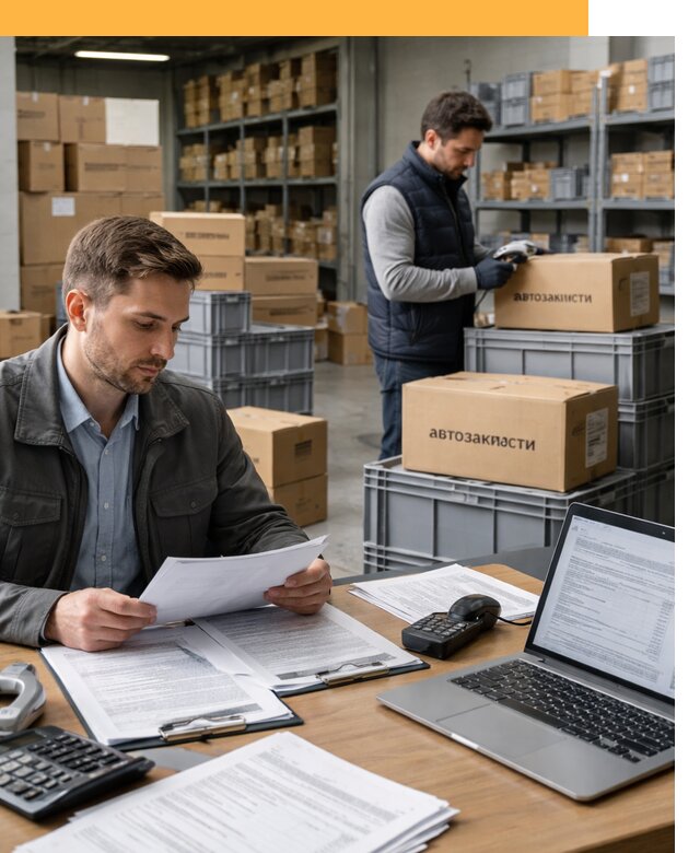 Таможенное оформление автозапчастей по выгодным тарифам от 8770