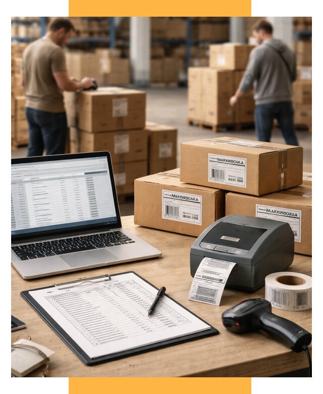 Маркировка импортных товаров от 4643 р. под ключ, СетСервис-Млг