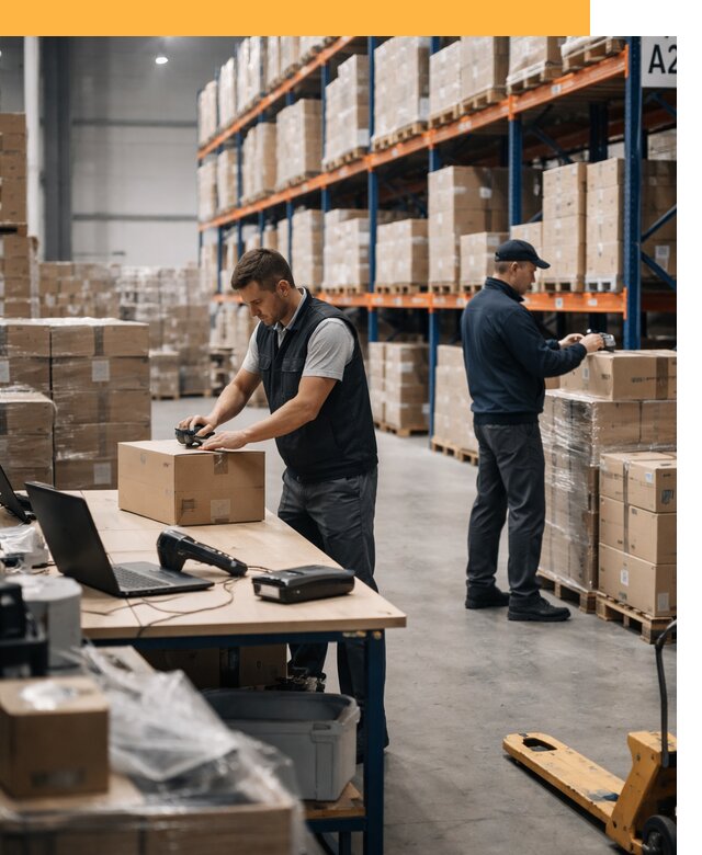 Склад консолидации в Европе: хранение, сортировка от 6707